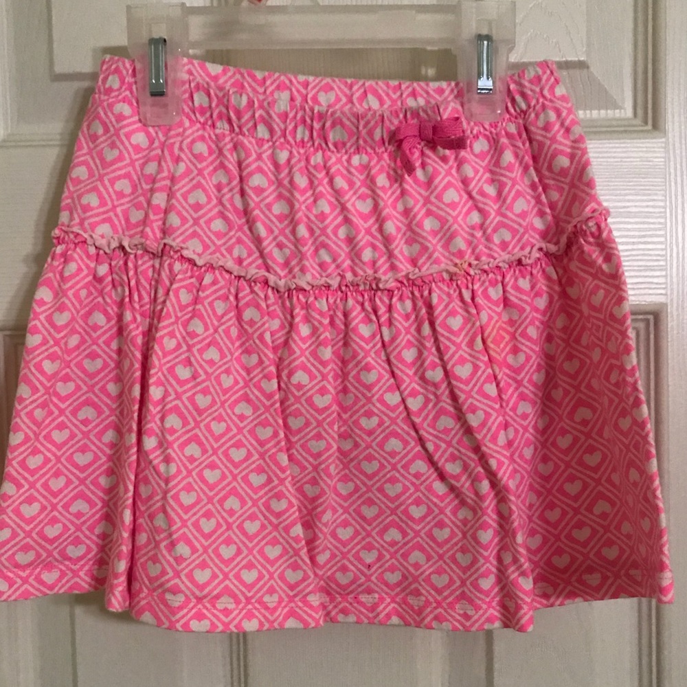 Pink and white skirt